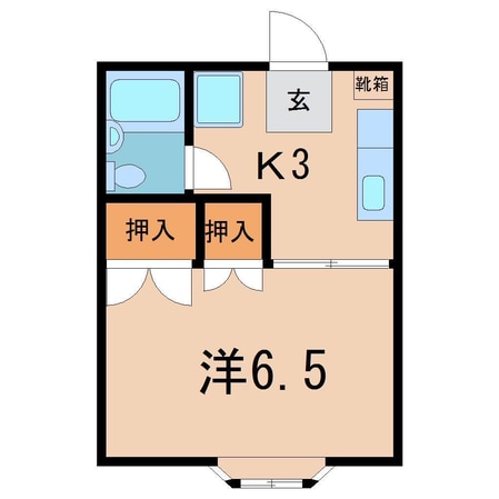 コーポラスＣａｉｎの物件間取画像